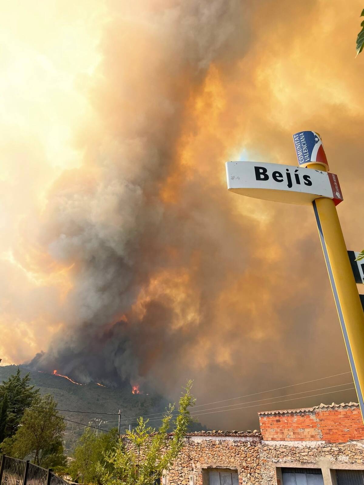 Incendio forestal de Bejís (Castellón)
