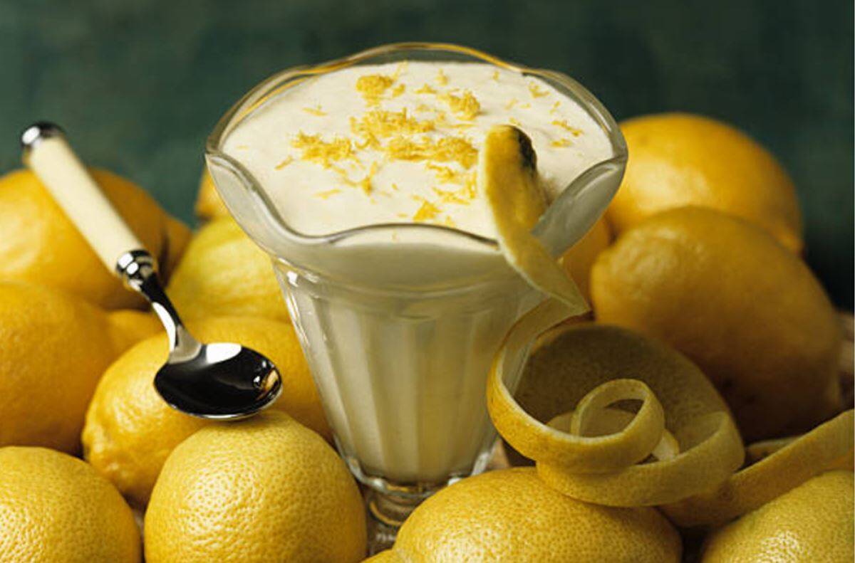 Mousse de limón casero
