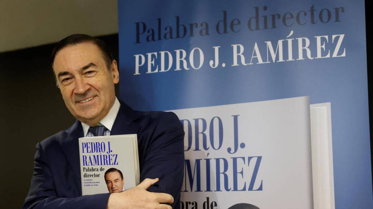 Pedro J. Ramírez, en la presentación de su libro 'Palabra de director'.