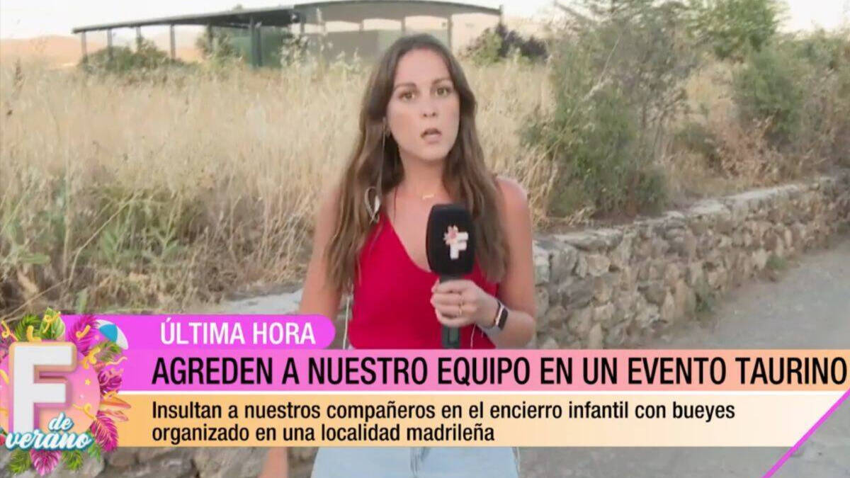 Silvia Álamo, reportera de 'Fiesta' en Telecinco.