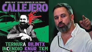 Vox denuncia el cartel con un tiro de Abascal en Bilbao mientras la izquierda calla