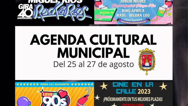 Alicante celebra un fin de agosto cargado de eventos culturales