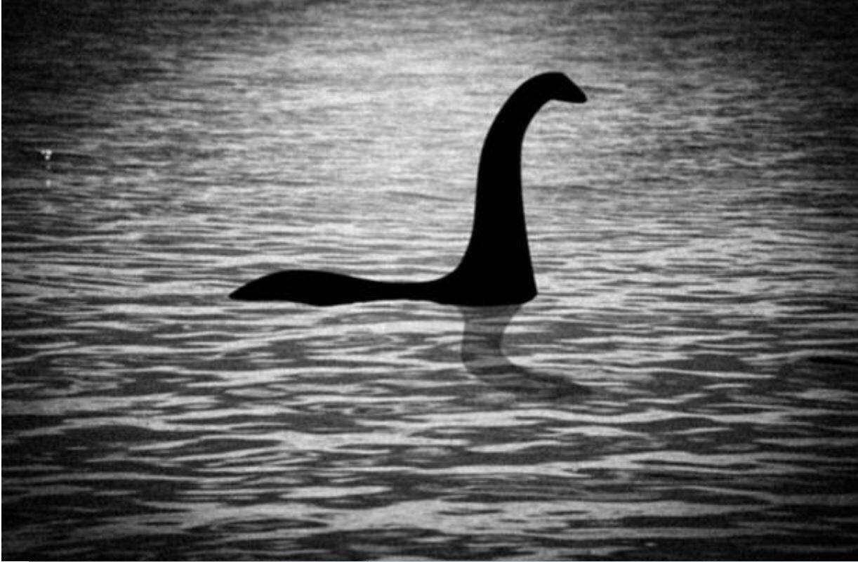 Supuesta imagen del Monstruo del lago Ness