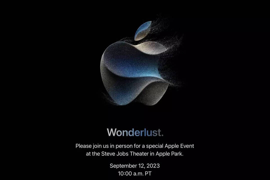 Invitacion oficial de Apple a los medios a su próxima Keynote