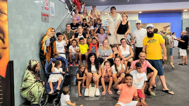 El Centro Comercial L'ALJUB acoge una velada solidaria con niños saharauis 