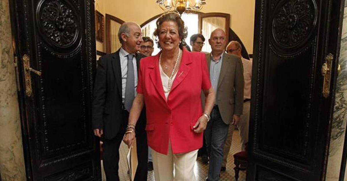 Rita Barberá junto a Alfonso Novo y Félix Crespo