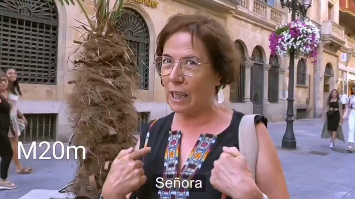 Imagen del vídeo del Ayuntamiento socialista de Soria criticando los piropos a las mujeres.