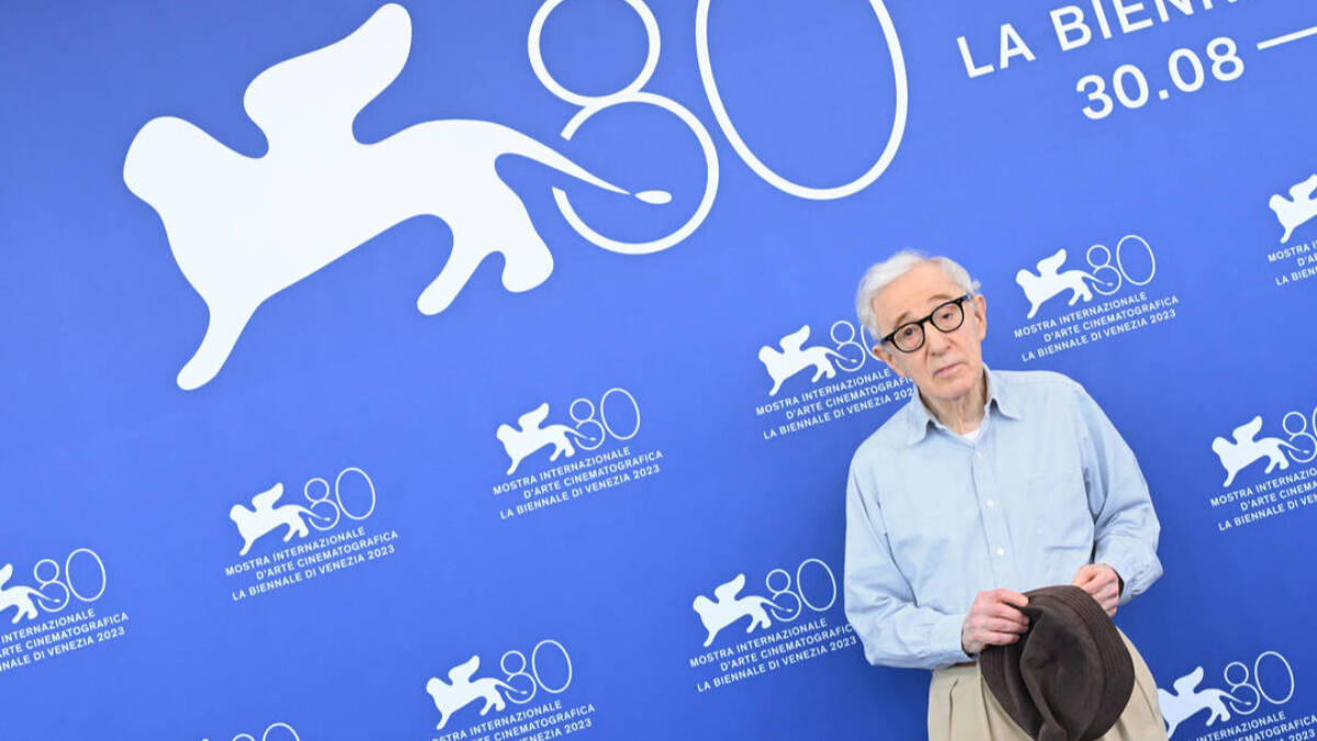 Woody Allen está en Venecia promocionando su 
última película. 