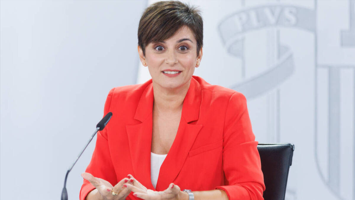 La ministra Portavoz y de Política Territorial en funciones, Isabel Rodríguez.
