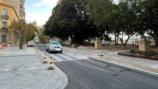 Reapertura de la Avenida Ramón y Cajal durante la finalización de las obras 