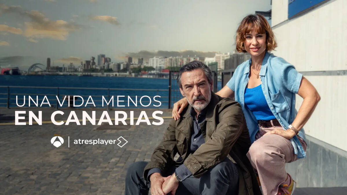 Ginés García Millán y Natalia Verbeke, los protagonistas de Una vida menos en Canarias.