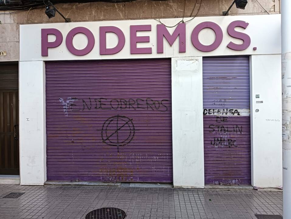 La sede de Podemos en Alicante.