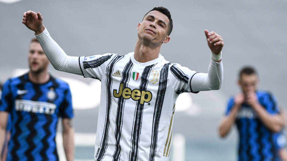 Cristiano Ronaldo, durante un partido con la Juventus.