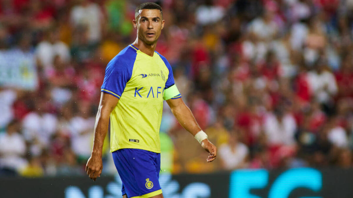 Cristiano Ronaldo, durante un partido con el Al-Nassr.