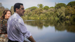 Los planes de Moreno para los agricultores y el Parque de Doñana se aceleran