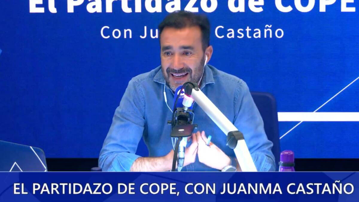 Juanma Castaño, presentador de 'El Partidazo de COPE'.