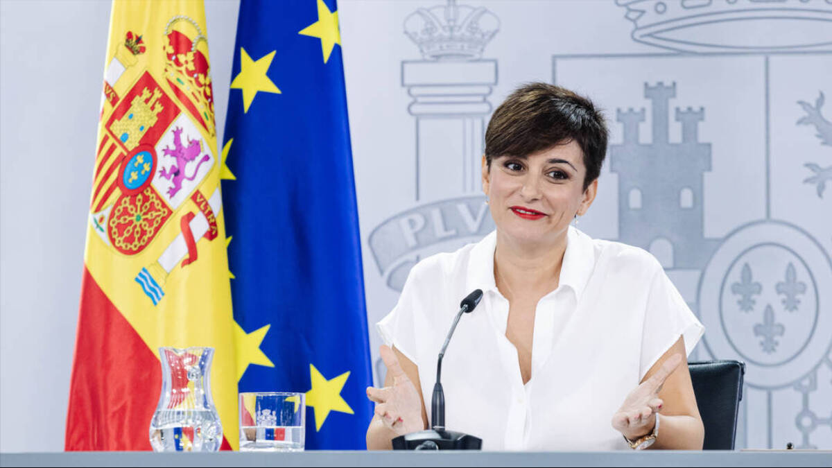La ministra Portavoz del Gobierno, Isabel Rodríguez.