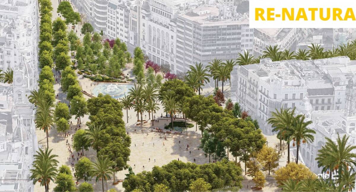 Imagen del actual proyecto para la remodelación del la plaza del Ayuntamiento - AYUNTAMIENTO DE VALENCIA 
