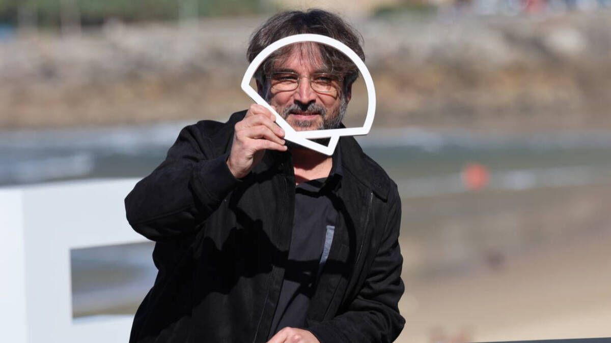 Jordi Évole, en la presentación de su película en el Festival de San Sebastián. 