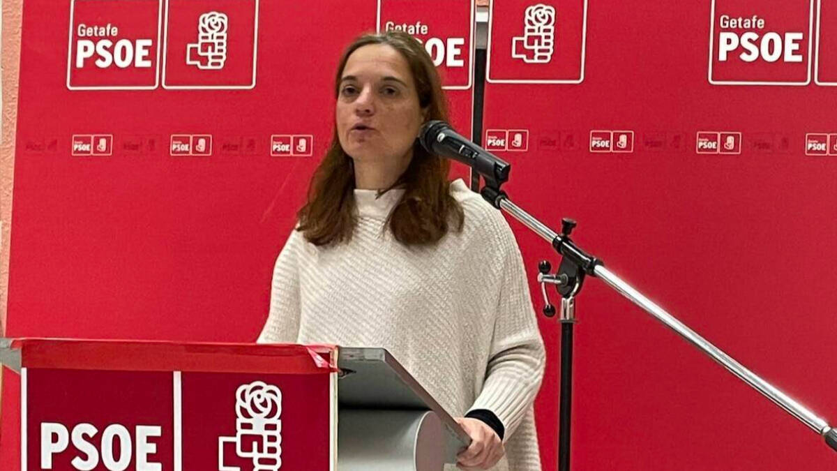 La alcaldesa del PSOE de Getafe, Sara Hernández.