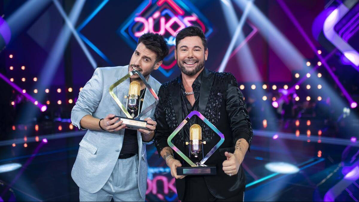 Antonio José y Miguel Poveda, ganadores de la primera edición de 'Dúos Increíbles'.