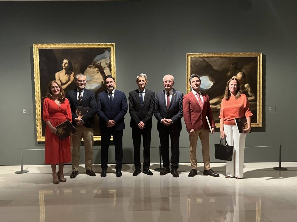 Exposición ‘Fieramente humanos. Retratos de santidad barroca' en el Museo Carmen Thyssen, en Málaga.
