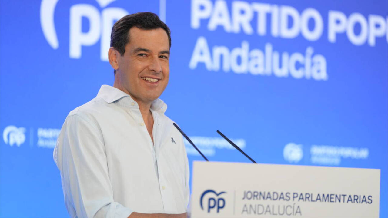 El presidente del PP-A y de la Junta de Andalucía, Juanma Moreno.