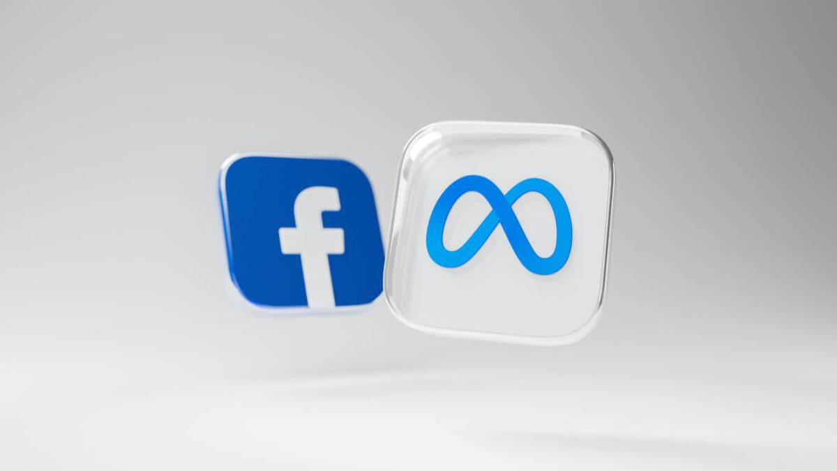 Logotipos de Meta y Facebook.