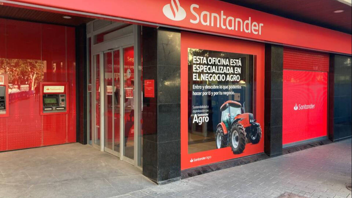Oficina del banco Santander.