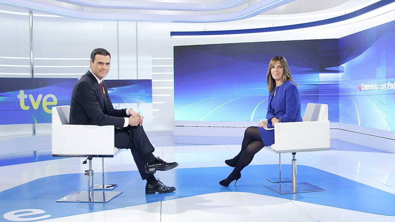 Pedro Sánchez, en una entrevista en TVE.Imagen: RTVE