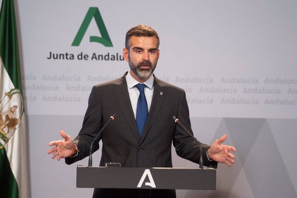 El portavoz de la Junta de Andalucía.