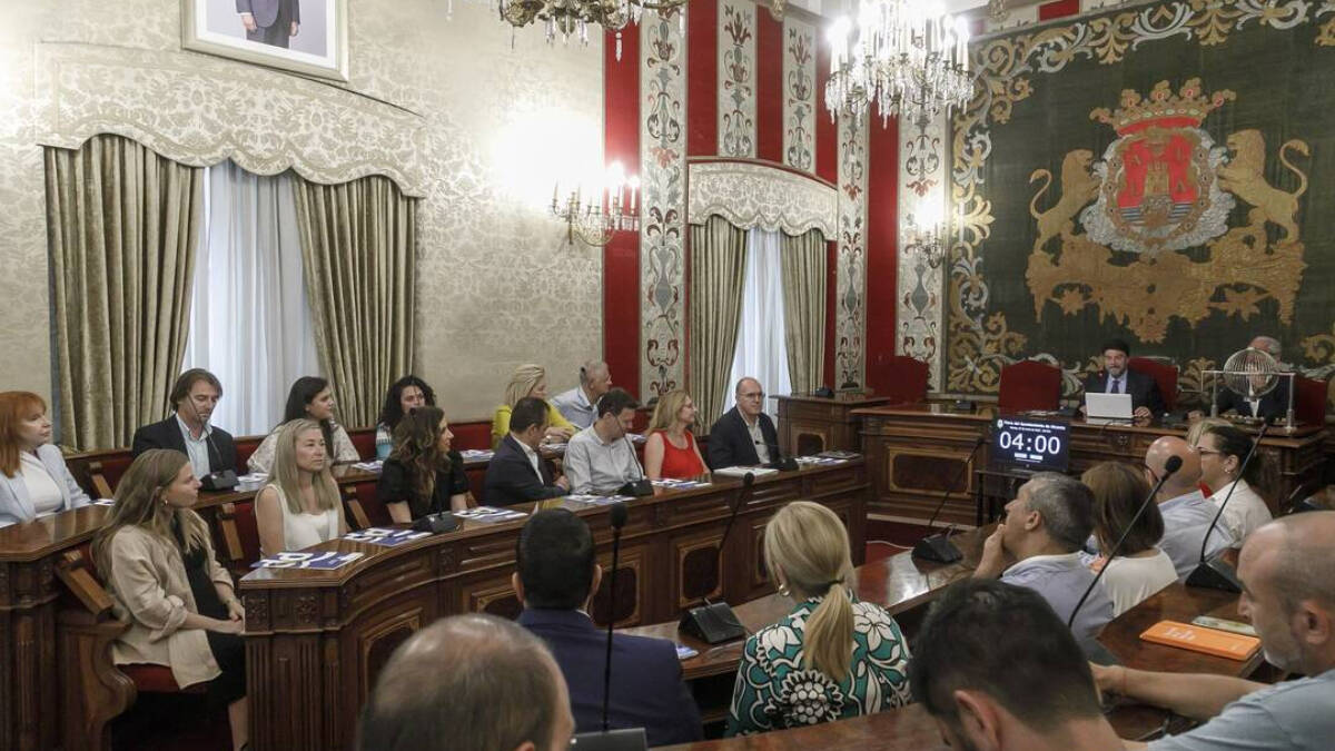 Pleno del Ayuntamiento de Alicante. Imagen de archivo.