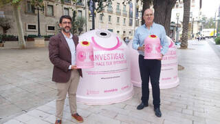 Gran unión entre Alicante y Ecovidrio: ¡A reciclar por el cáncer de mama!