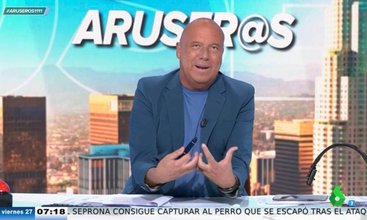 Alfonso Arús, presentador de 'Aruser@s'. 