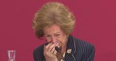 Alarma: las desconsoladas lágrimas en público de la Reina Sofía hacen temer lo peor