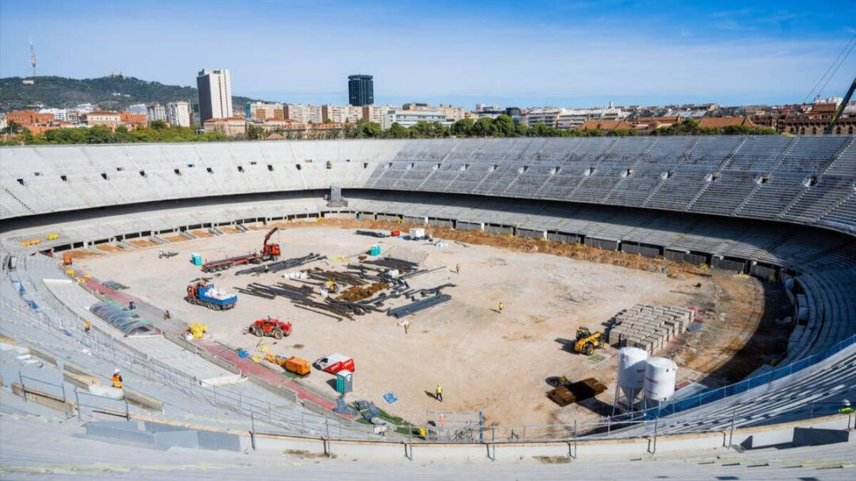 El Camp Nou está en obras y el Barcelona diseña una estrategia para hacerlo rentable