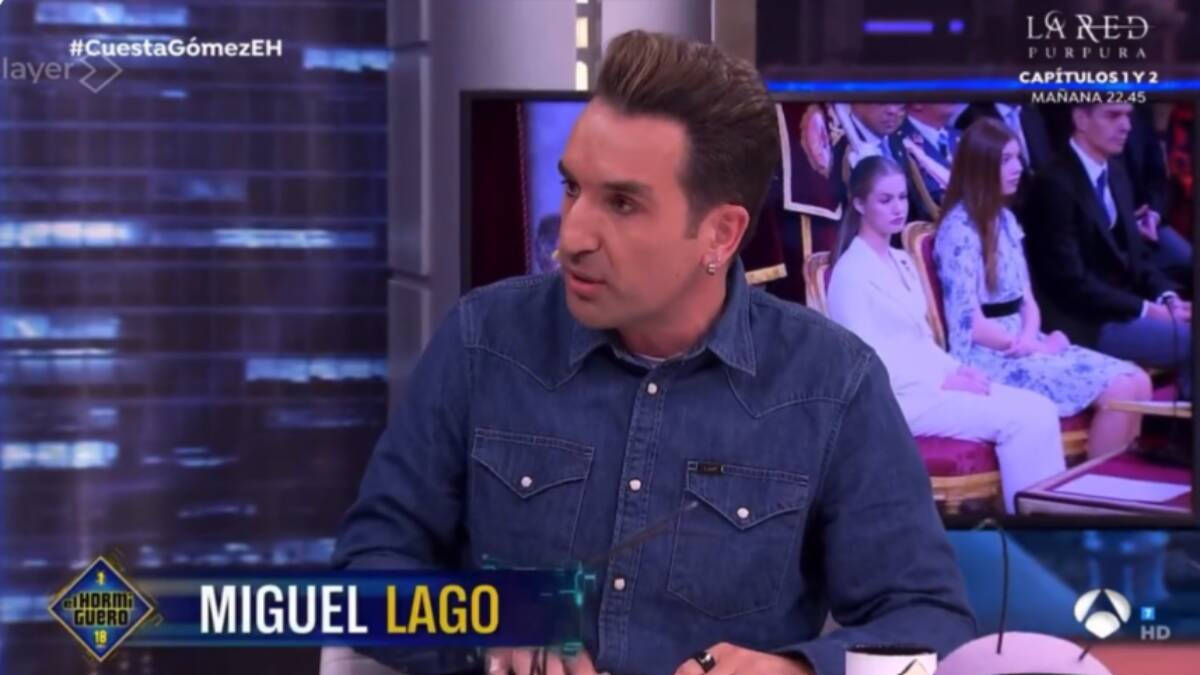 El humorista Miguel Lago durante su intervención en 'El Hormiguero' de Antena 3.