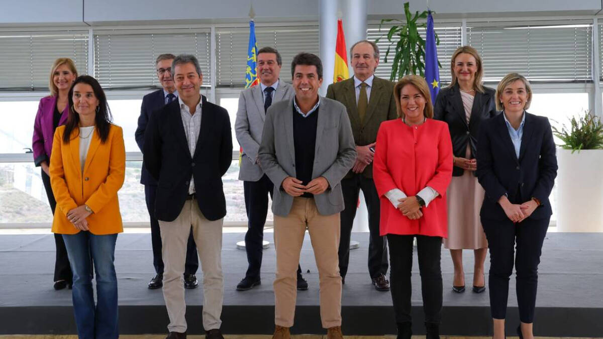 Los miembros del Consell de la Generalitat.