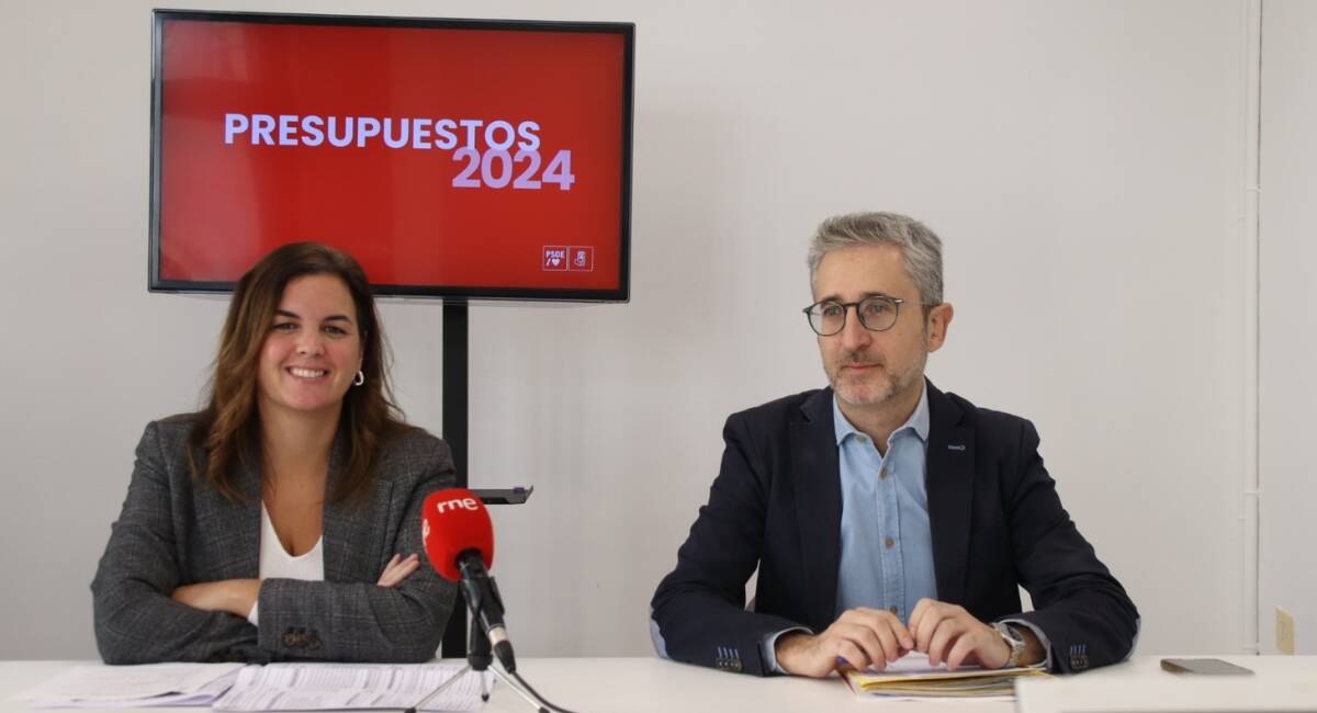 Sandra Gómez, portavoz socialista en el Ayuntamiento de Valencia y Arcadi España, portavoz socialista en Les Corts - PSOE-PSPV