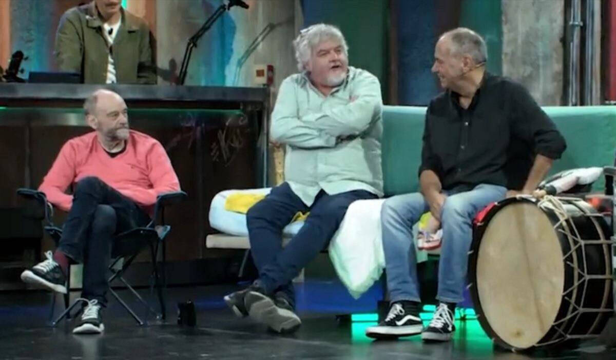 Javier Cansado, Javier Coronas y Pepe Colubi, en 'La Resistencia'.