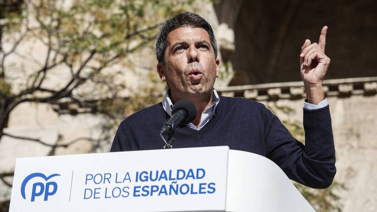 Carlos Mazón augura el fin del Estado de Derecho con Pedro Sánchez