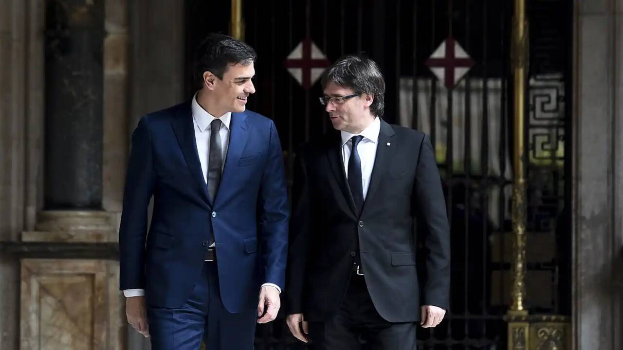 Sánchez y Puigdemont