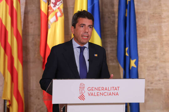 Mazón: “No vamos a consentir que Pedro Sánchez y el separatismo catalán pisoteen nuestra tierra”