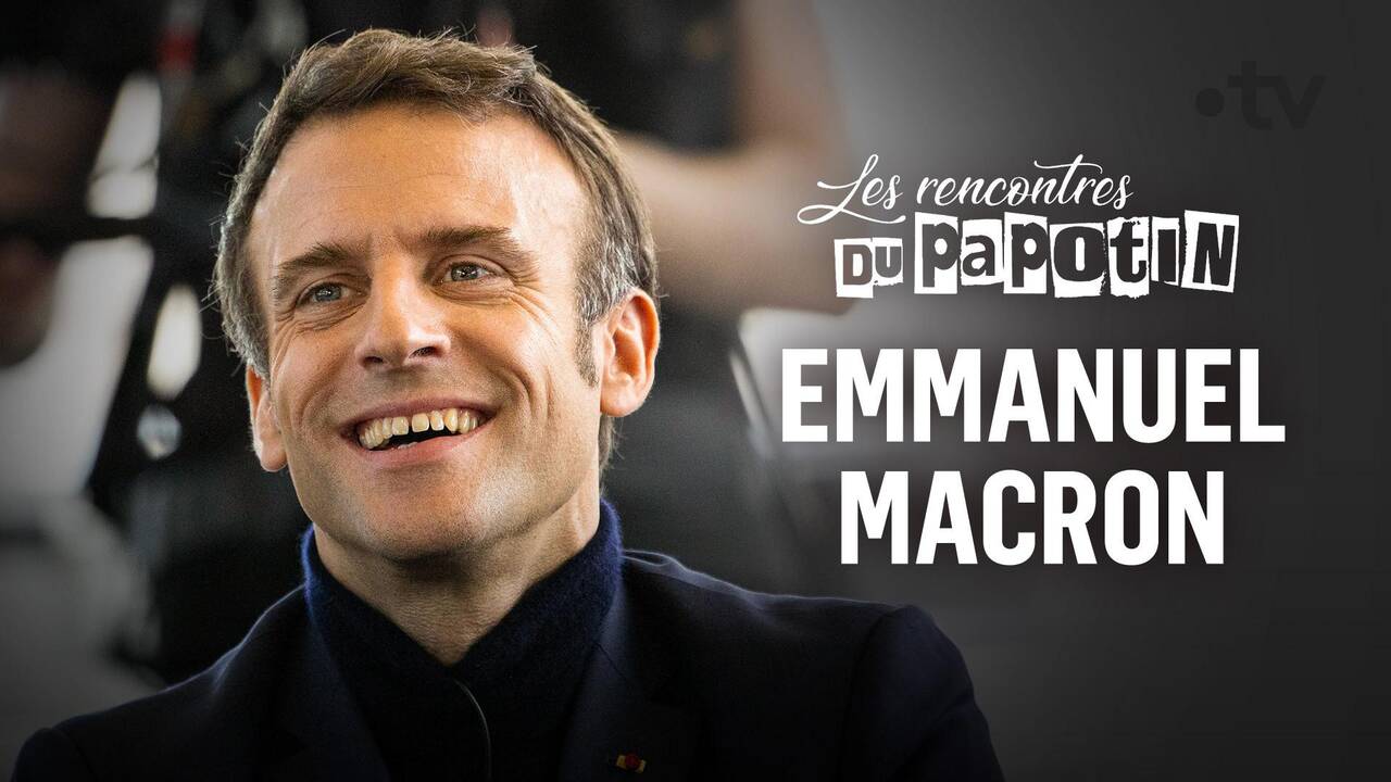 Emmanuel Macron estuvo presente en el programa "Les Recontres du Papotin". 