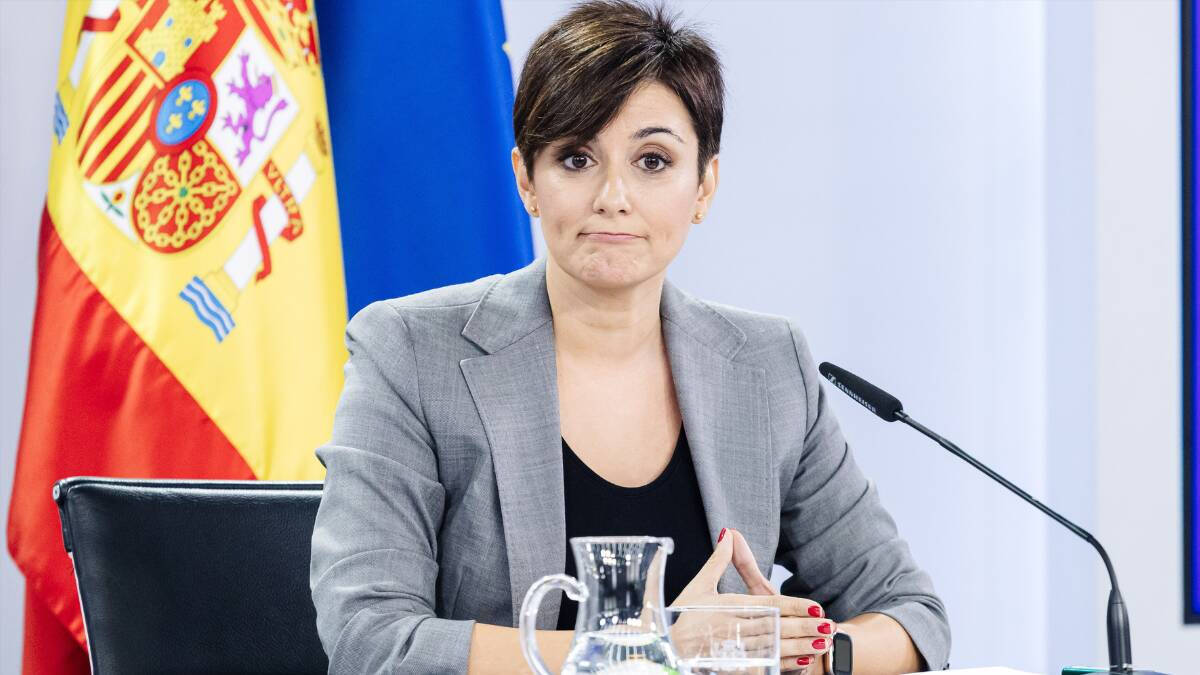 La portavoz del Gobierno en funciones, Isabel Rodríguez.
