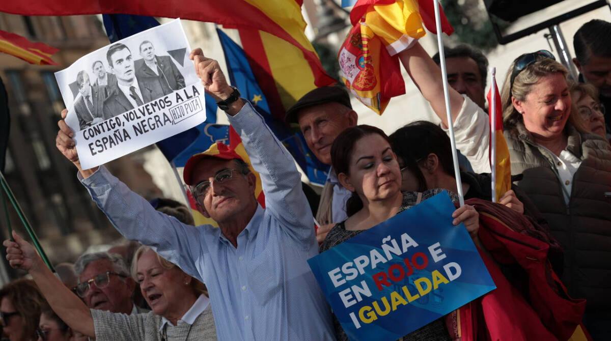 Madrid vuelve a manifestarse este 18-N contra la amnistía