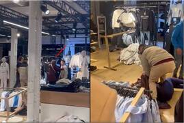 Caos en un Bershka de Burgos: una mujer causa destrozos en la tienda