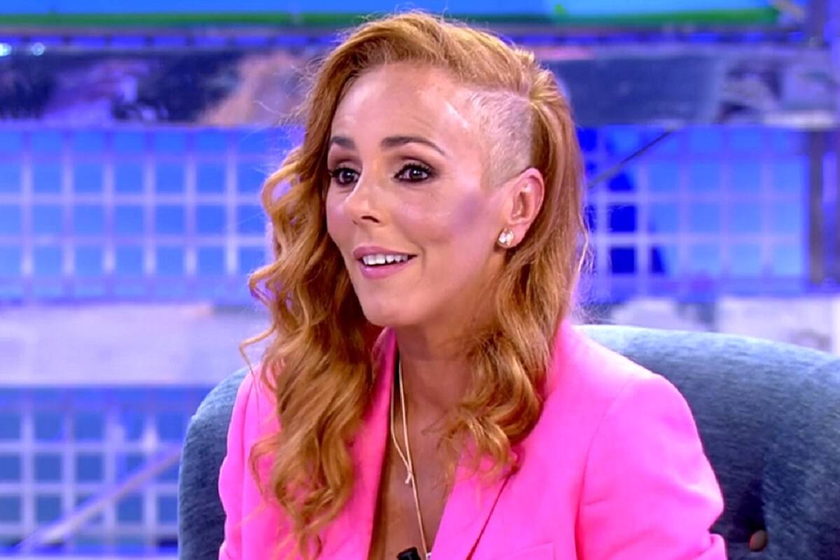 Rocío Carrasco, en un programa de televisión.