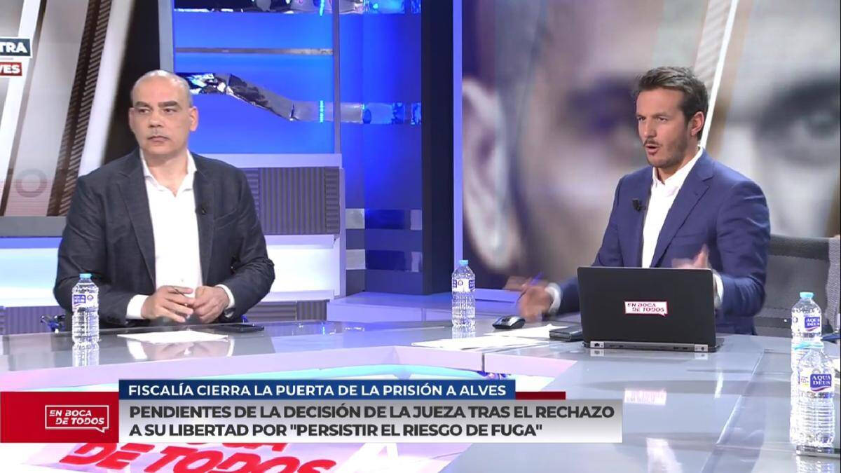Nacho Abad y Diego Losada en el programa "En boca de todos"