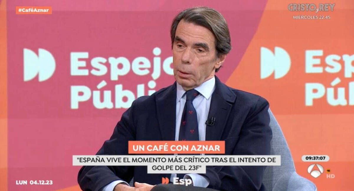 Aznar en Espejo Público